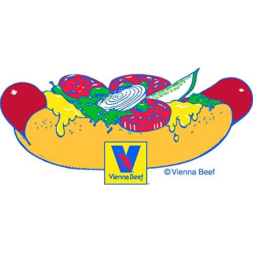 Vienna Beef Jumbo Skinless Franks 6 5:1 5 lbs. 25 total Franks