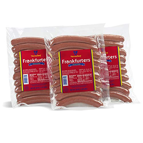 Vienna Beef Natural Casing Hot Dog 10 Per Pack 3 Pack