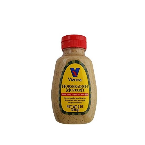 Vienna Horseradish Mustard 9 Oz