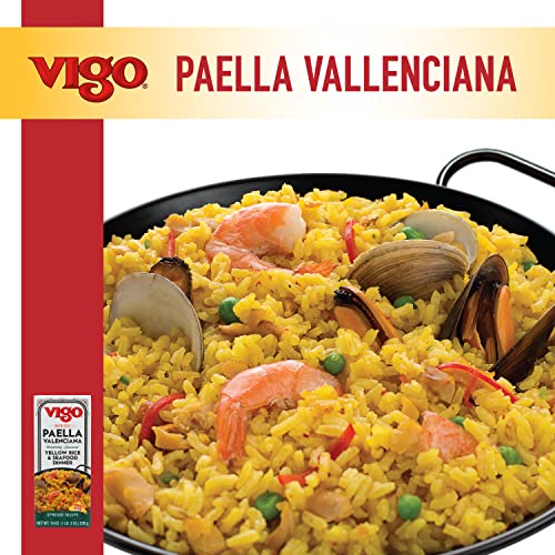 Vigo Authentic Paella Valenciana, Yellow Rice & Seafood Dinner, ...