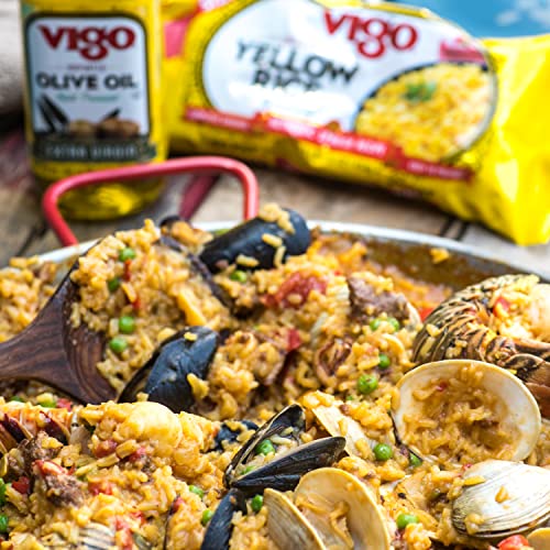 Vigo Authentic Paella Valenciana, Yellow Rice & Seafood Dinner, ...