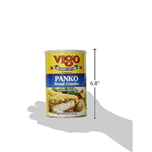 Vigo Italian Style Seasoned Panko Bread Crumbs, 8 Ounce