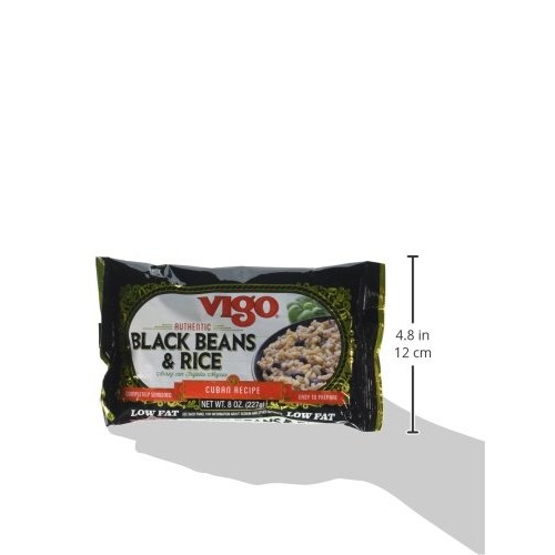 Vigo Rice Mix And Black Bean, 8Oz Pack Of 4