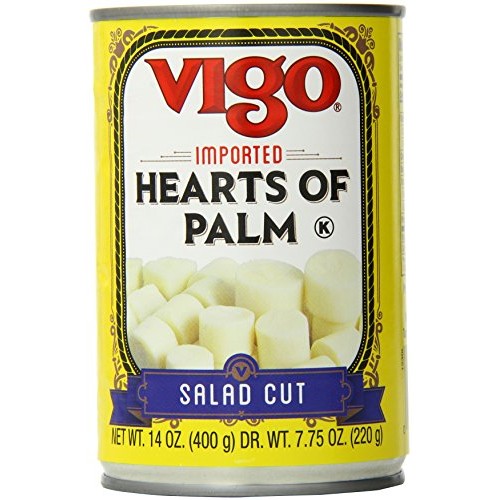 Vigo Salad Cut Palm Hearts, 14 Ounce Pack Of 12
