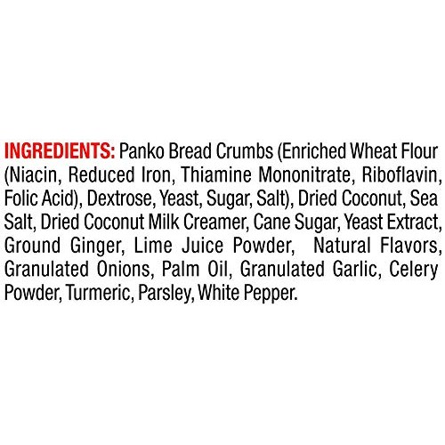 Vigo Coconut Seasoned Panko, 5 Ounce Pack Of 6