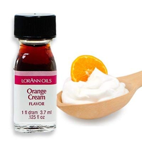 Lorann Oils Super Strength Strawberry Kiwi, Orange Cream, Water