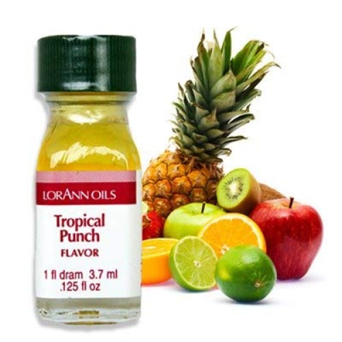 Lorann Oils Super Strength Tropical Punch, Lemonade, Pear, Pome
