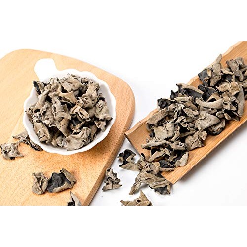 Vigorous Mountains Dried Black Fungus Woodear Mushrooms 5 Ounce