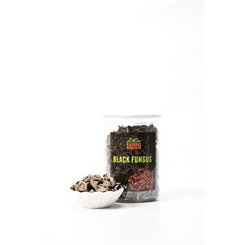 Vigorous Mountains Dried Black Fungus Woodear Mushrooms 5 Ounce