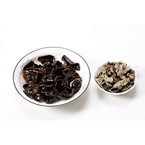 Vigorous Mountains Dried Black Fungus Woodear Mushrooms 5 Ounce