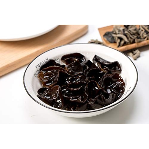 Vigorous Mountains Dried Black Fungus Woodear Mushrooms 5 Ounce