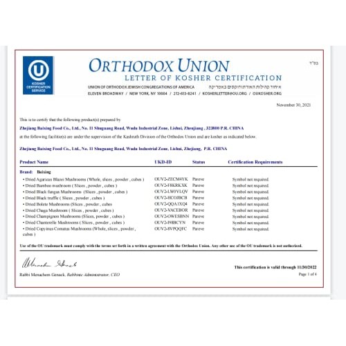 VIGOROUS MOUNTAINS Dried Shiitake Mushrooms for Cooking, Pure Ar...