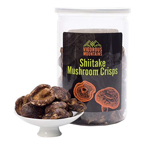 Vigorous Mountains Shiitake Mushroom Crisps Snack Dried Vegetabl