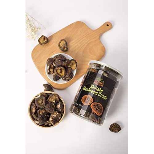 Vigorous Mountains Shiitake Mushroom Crisps Snack Dried Vegetabl