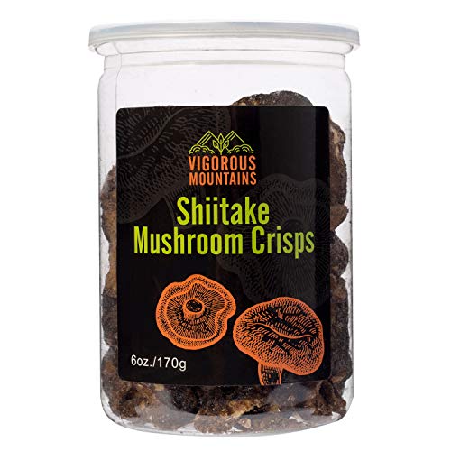 Vigorous Mountains Shiitake Mushroom Crisps Snack Dried Vegetabl
