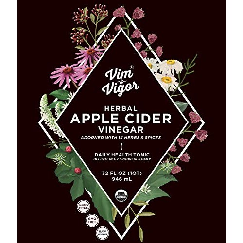 Vim &Amp; Vigor, Tonic, Daily Shots, Apple Cider Vinegar, 14 Herbs,