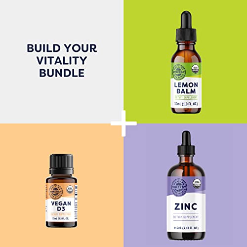 Vimergy USDA Organic B12, 30 Servings – Alcohol Free B-12 Liquid...