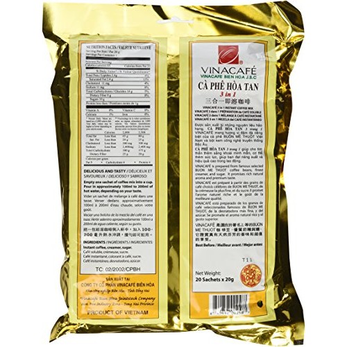 Vinacafe Instant Coffee Mix, 1-Pounds Pack Of 5