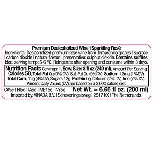 Vinada - Sparkling Gold &Amp; Rosé Mini Variety Pack - Zero Alcohol