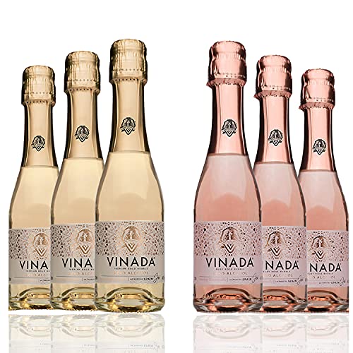 Vinada - Sparkling Gold &Amp; Rosé Mini Variety Pack - Zero Alcohol