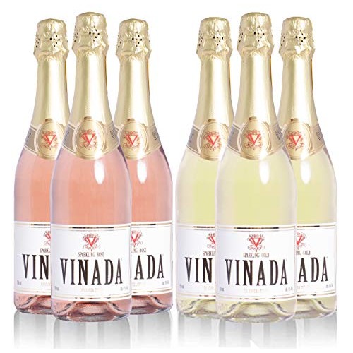 Vinada - Sparkling Gold &Amp; Rosé Variety Pack - Zero Alcohol Wine
