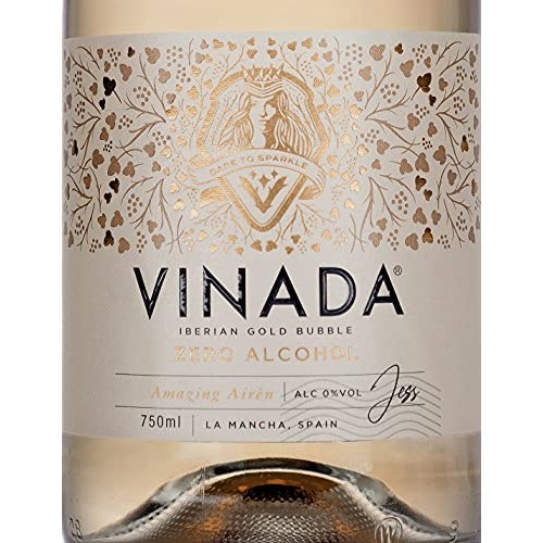 Vinada - Sparkling Gold - Zero Alcohol Wine - 750 Ml 1 Glass Bo