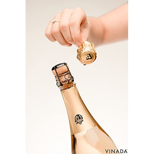 Vinada - Sparkling Gold - Zero Alcohol Wine - 750 Ml 1 Glass Bo