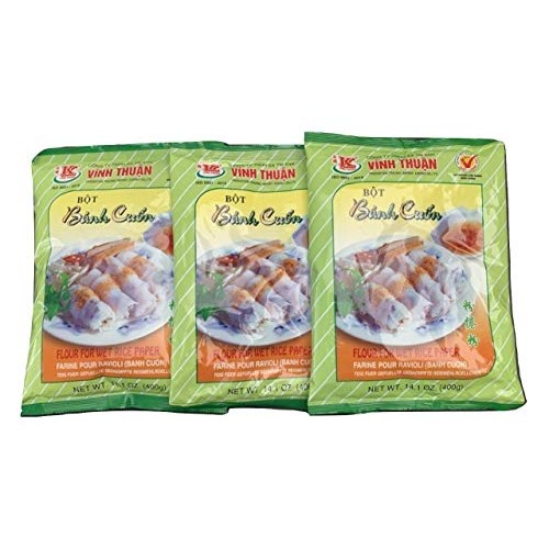Flour For Rice Paper Bot Banh Cuon - 14 Oz 3 Packs