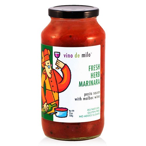 Vino De Milo No Sugar Added Pasta Sauce 25 Oz - Fresh Herb Mar