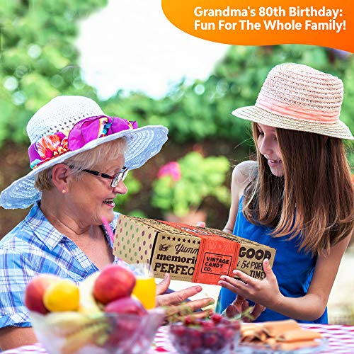 Vintage Candy Co. 80Th Birthday Retro Candy Gift Box - 1941 Deca