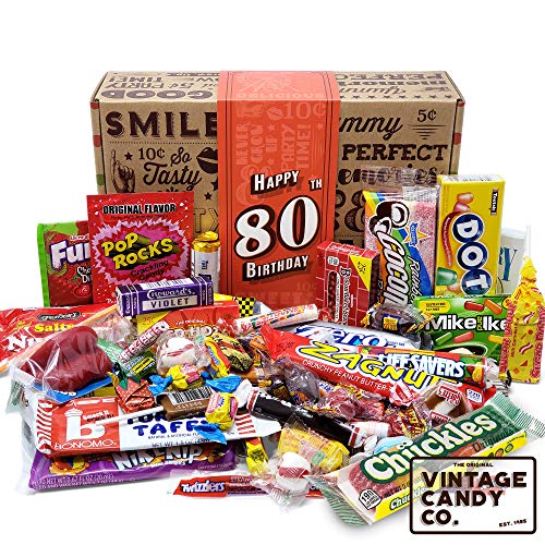 Vintage Candy Co. 80Th Birthday Retro Candy Gift Box - 1941 Deca