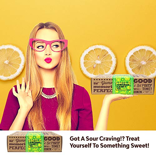 Vintage Candy Co. Sour Candy Assortment Gift Box - Best Candy Va