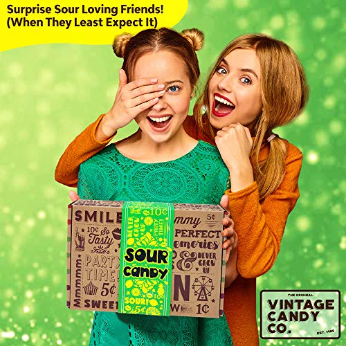 Vintage Candy Co. Sour Candy Assortment Gift Box - Best Candy Va