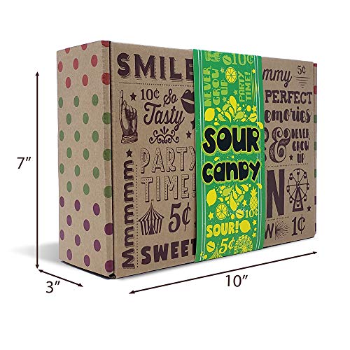 Vintage Candy Co. Sour Candy Assortment Gift Box - Best Candy Va