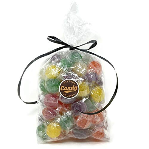Traditional Washburn Sour Fruit Balls Retro Hard Candy Wrapped, ...