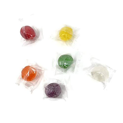 Traditional Washburn Sour Fruit Balls Retro Hard Candy Wrapped, ...