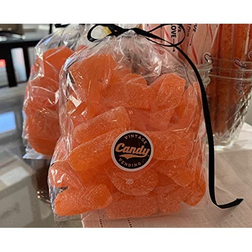 Vintage Candy Vending Jelly Orange Fruit Slices Candy, Bulk Gift...