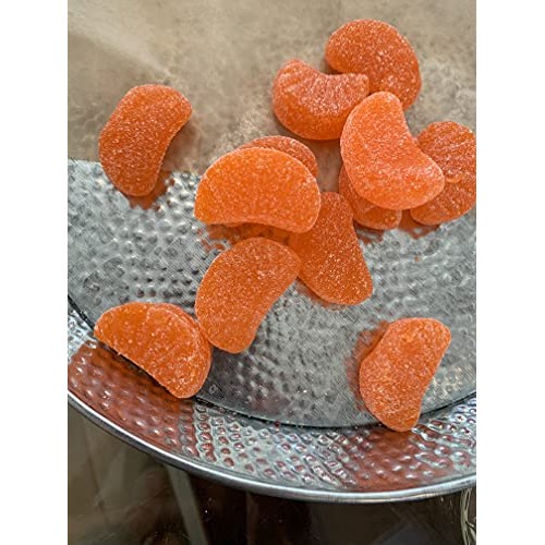 Vintage Candy Vending Jelly Orange Fruit Slices Candy, Bulk Gift...