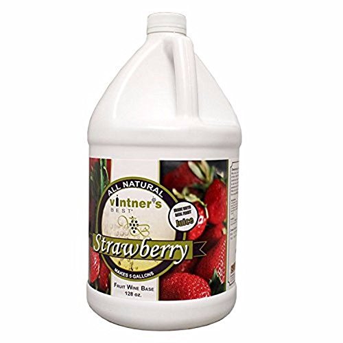Home Brew Ohio Vintners Best Fruit Wine Base, Strawberry, 128 Oz.