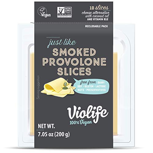 Violife, Just Like Smoked Provolone Cheese Slices, Vegan, Dairy