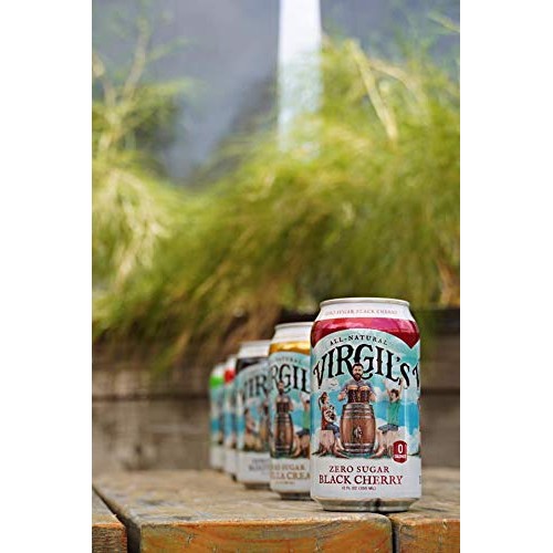Virgil’S, Zero Sugar Black Cherry, Great Tasting Zero Calorie Ke