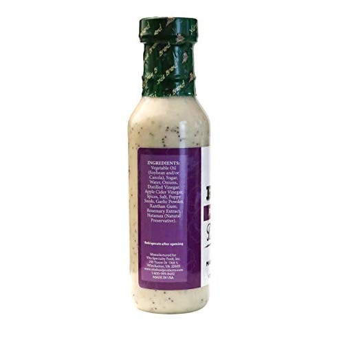 Virginia Brand Rich Poppy Seed Dressing , 12 Ounce Bottle Pack