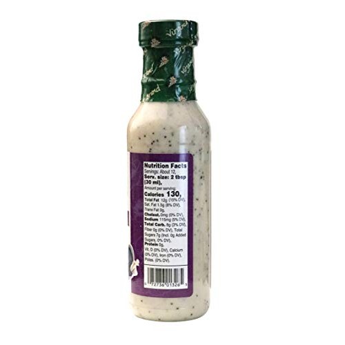 Virginia Brand Rich Poppy Seed Dressing , 12 Ounce Bottle Pack