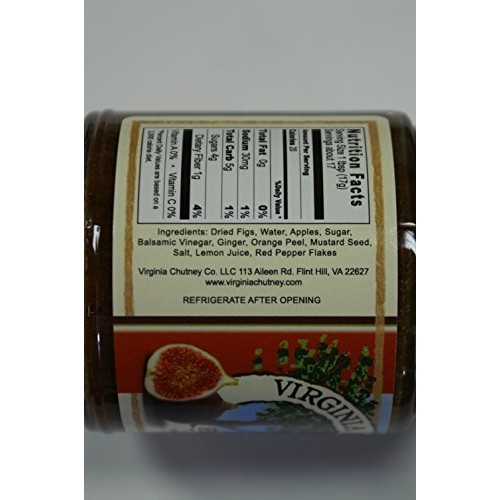 Fig Chutney -2 Pack- All Natural Virginia Chutney Co. Balsamic F Fig Chutney -2 Pack- All Natural Virginia Chutney Co. Balsamic F