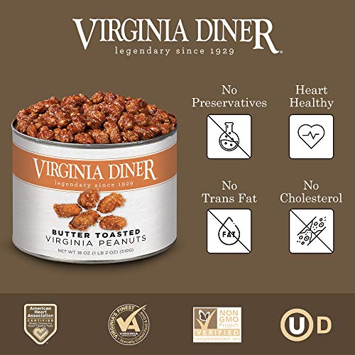 Virginia Diner - Gourmet Natural Extra Large Butter Toasted Virg