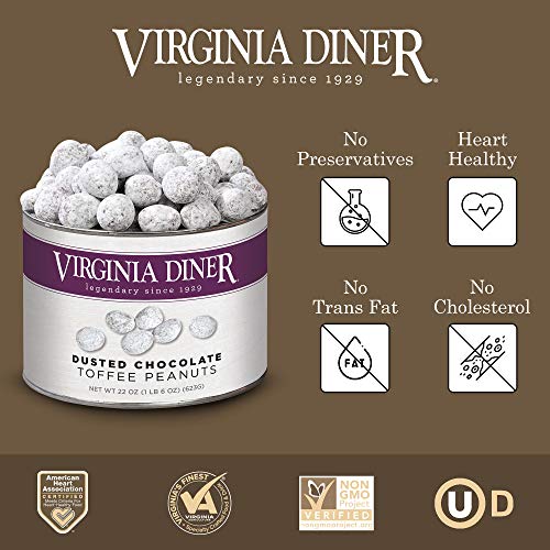 Virginia Diner - Gourmet Natural Extra Large Dusted Chocolate To