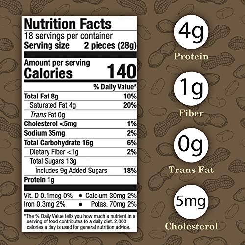 Virginia Diner - Gourmet Natural Extra Large Dusted Chocolate To