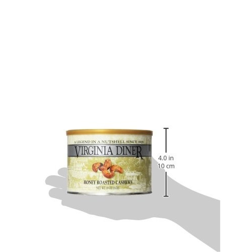 Virginia Diner Honey Roasted Cashews, 18 Ounce