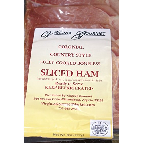 Country Ham - 8 Pack - Sliced &Amp; Cooked Virginias Finest Virgini