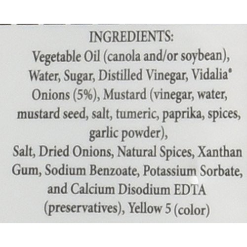 Virginia Brand Vidalia Onion Vinegarette Salad Dressing - 2/24 O